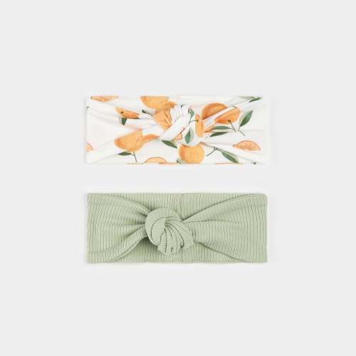 Oranges & Sage 2pk Headbands