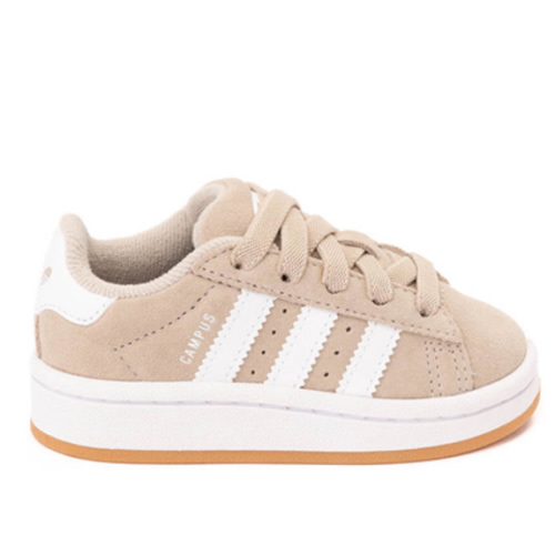 adidas Campus '00s Comfort Closure Athletic Shoe - Baby / Toddler - Wonder Beige / Cloud White / Gum