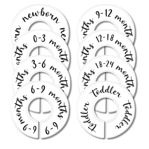 Amazon.com : closet baby size tags