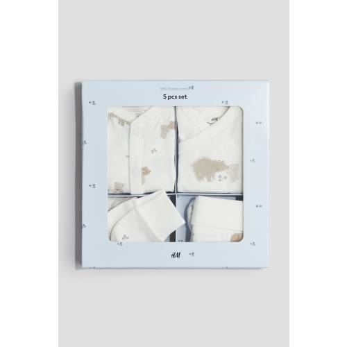 5-PIECE COTTON JERSEY GIFT SET