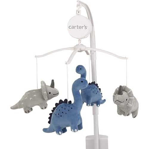 Carter's Dino Adventure Gray and Blue Musical Mobile