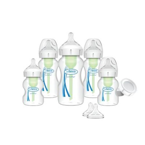 Dr. Brown's® Options+™ Newborn Wide-Neck Baby Bottle Set in Clear - CLEAR - SET OF 12