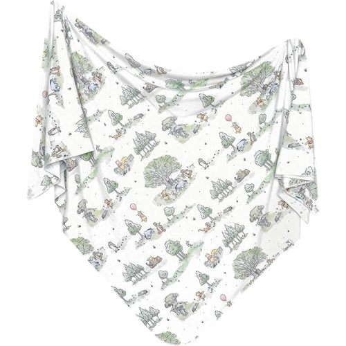 Copper Pearl Large Premium Knit Baby Swaddle Receiving Blanket Hundred Acre Wood