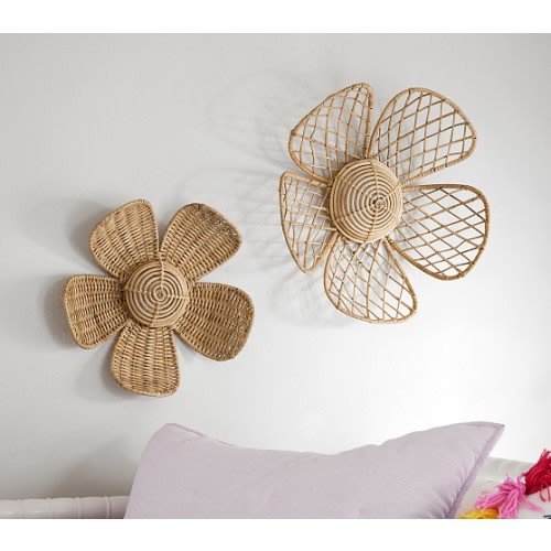 Rattan Flowers, Set of 2 | Pottery Barn Kids