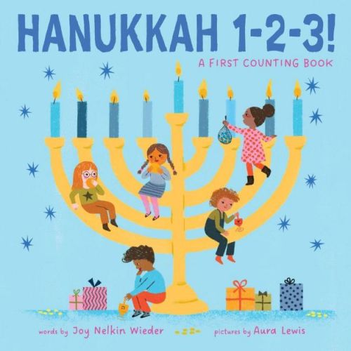 Hanukkah 1-2-3: A First Counting Book - by Joy N. Wieder (Board Book)