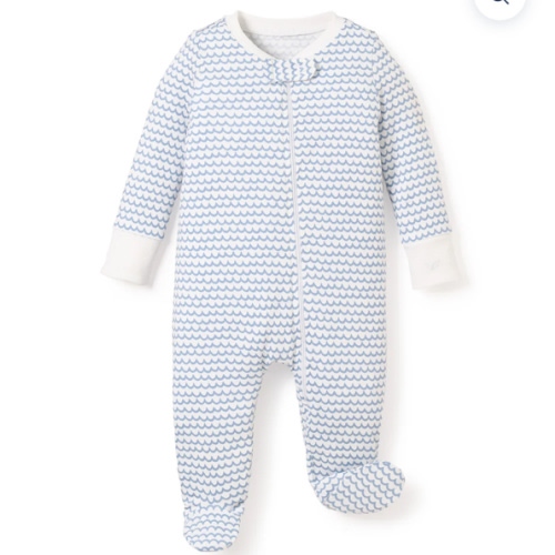 Baby's Pima Romper in La Mer