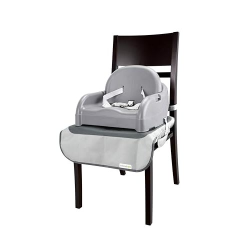Minnebaby Extra Large Booster Chair Protector Cover, Dining Chair Seat Cover for Booster Seat, Grey