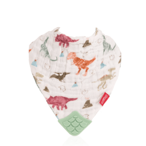 100% Natural Cotton Muslin Teething Bib