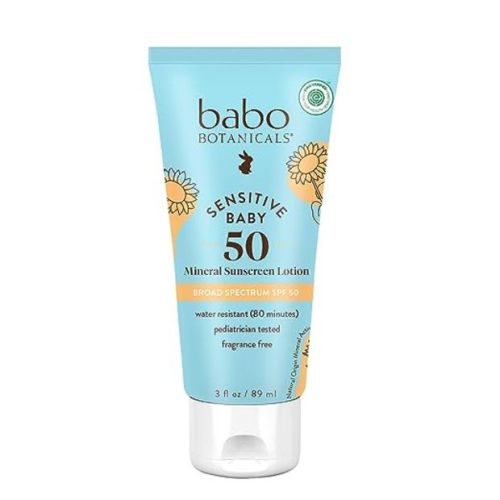 Babo Botanicals Sensitive Baby Mineral Sunscreen Lotion