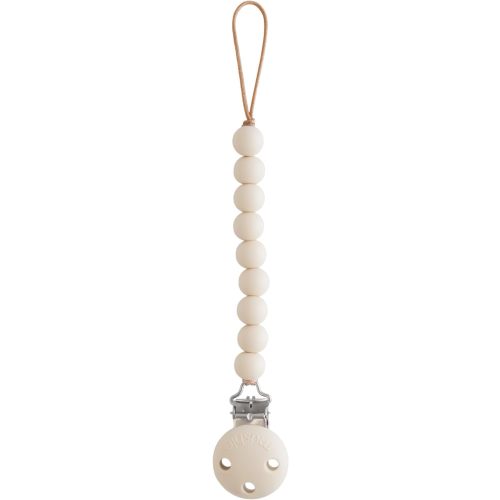 mushie 100% Silicone Baby Pacifier Clip BPA Free | Hera (Shifting Sand)