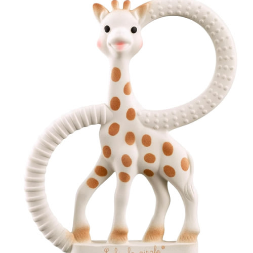 Sophie la Girafe - Teething Ring - 100% Natural Rubber - Multi-Textured Surface - Soothing Relief - Easy Grip - Age: 0 m + : COLLECTIF: Amazon.com.au: Baby
