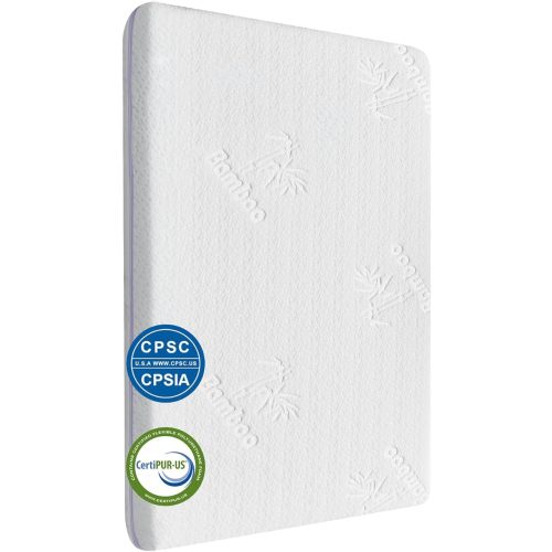 Bassinet Mattress (32.5X 20x1.5) Bamboo Fiber and Microfiber Cover, Dual Side Gel Memory Foam Mattress.for Baby Delight Beside Me Dreamer Bassinet,Waterproof Breathable Soft Bassinet Mattress