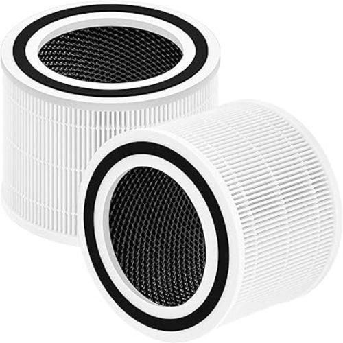 Core 300 Replacement Filter for Levoit Air Purifier Core 300-rf Core 300s, 3-in-1 Pre, H13 True HEPA, Activated Carbon Filtration System, Pack of 2