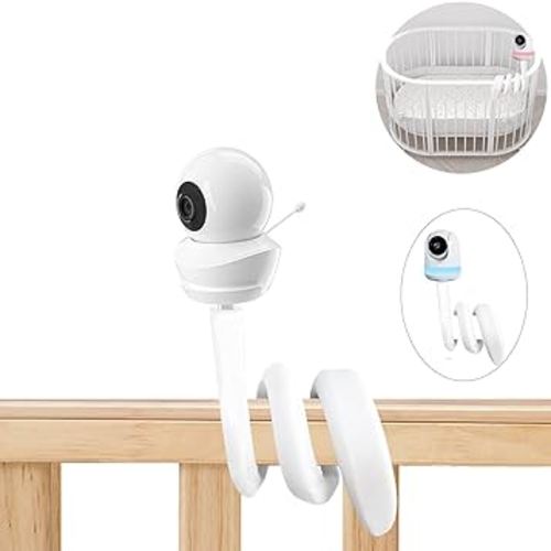 Baby Monitor Mount Holder Compatible with Babysense HD S2-2 / Max View Baby Cameras and Other with 1/4" Threaded Hole Flexible Baby Cameras Holder Adjustable Baby Monitor Mount (17.5 inch)