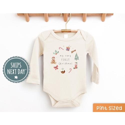 First Christmas Baby Onesie® - Baby First Christmas Onesie® - My 1st Christmas Onesie® - Cute Christmas Baby Gift