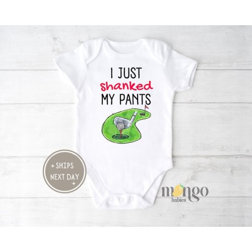 I Just Shanked My Pants Onesie® Golf Baby Bodysuit Funny Baby - Etsy