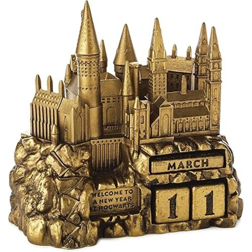 Hallmark Harry Potter Perpetual Calendar (Hogwarts) Office Supplies, Gift for Teachers, Kids, Boss, Administrative Assistant
