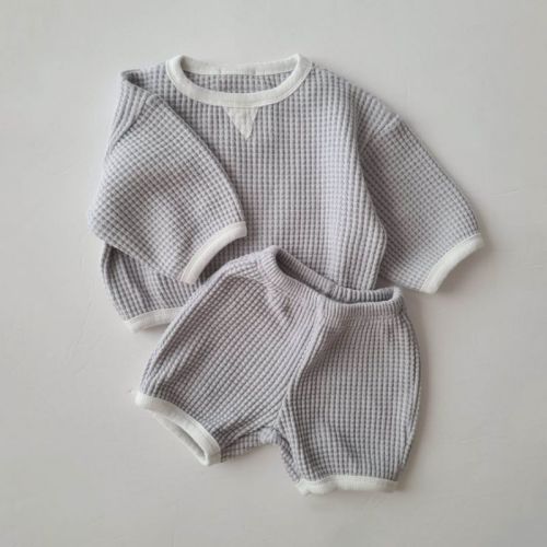 Waffle Sportswear Shorts Set