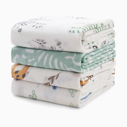 Muslin Swaddle Blanket (4 Pack) - Bravery