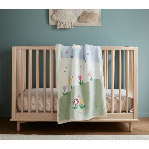 Flower Garden Heirloom Baby Blanket
