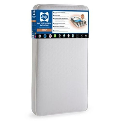 Sealy Baby Posturepedic Evolution 2-stage Crib Mattress And Toddler Mattress