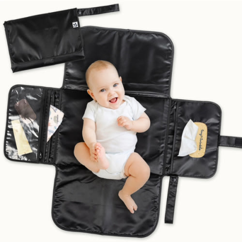 Portable Diaper Changing Pad - Toile