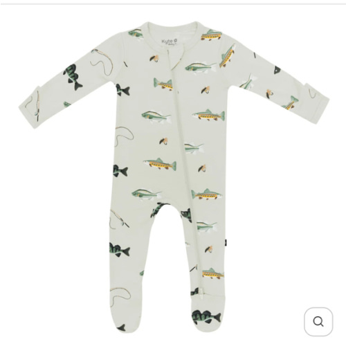 Zippered Footie in Fishing