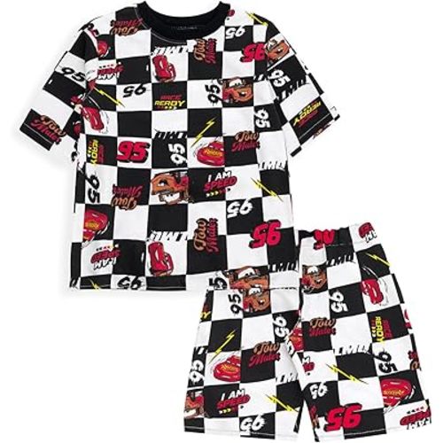 Disney Mickey Mouse Lion King Toy Story Cars French Terry T-Shirt & Shorts Set Infant to Big Kid Sizes (12 Months - 10-12)