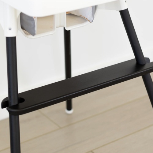 Adjustable Highchair Footrest for IKEA ANTILOP High Chair - Black