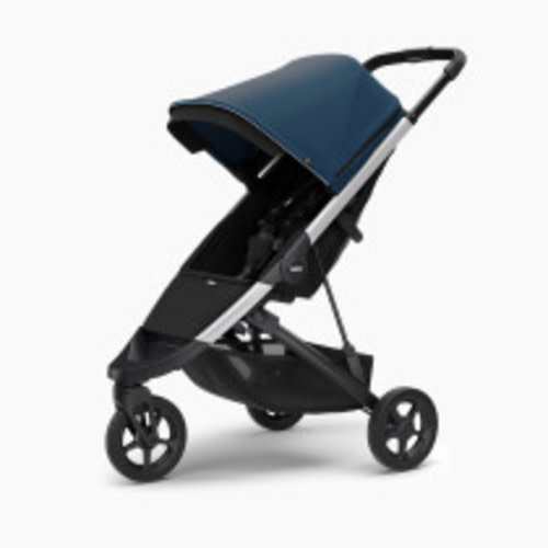 Thule Spring Stroller - Majolica Blue/Silver Frame