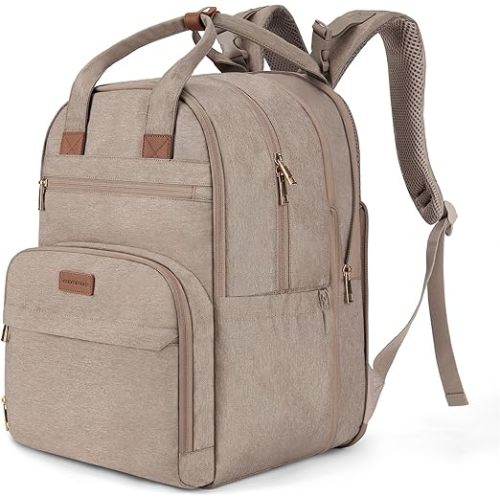 mommore Diaper Bag Backpack, Large Baby Bag for Boy Girl Toddler with Changing Pad, Travel Essentials Diaper Backpack Baby Shower Gifts