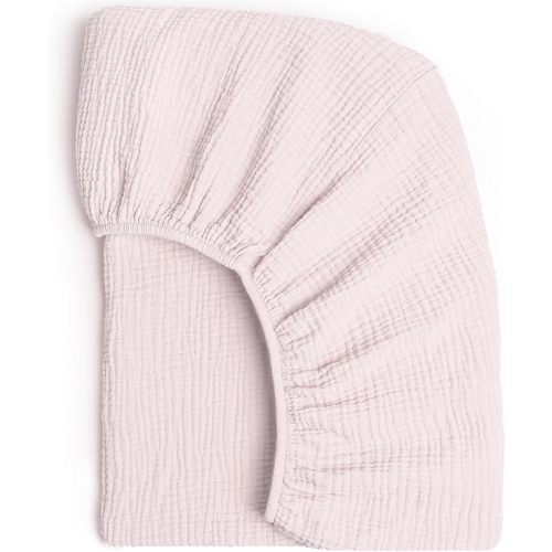 Lulu moon Muslin Crib Sheet Fitted Crib Mattress Sheet for Boys and Girls, 28"x 52" Soft Pink - C-soft Pink - 28"x52" - Standard crib