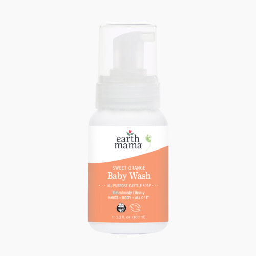 Earth Mama Sweet Orange Baby Wash - Sweet Orange, 5.3 Fl Oz