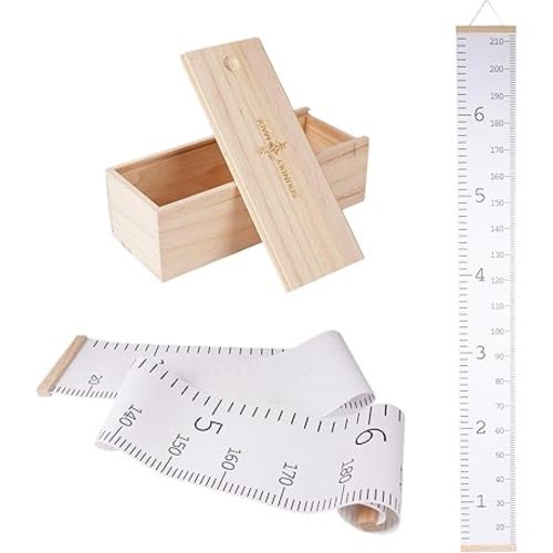 Growth Chart for Wall - Kids Height Chart for Wall | Kids Growth & Measuring Chart in Inches | Fun & Stylish Height Tracker for Children