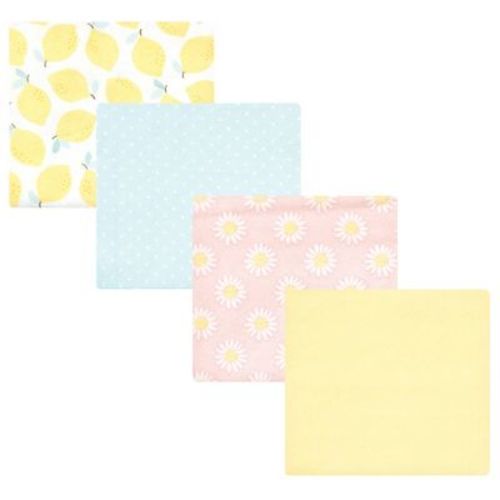 Luvable Friends Hudson Baby Flannel Receiving Blankets 4pk