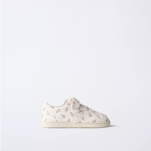 BAREFOOT FLORAL SNEAKERS - Sandy Brown | ZARA United States