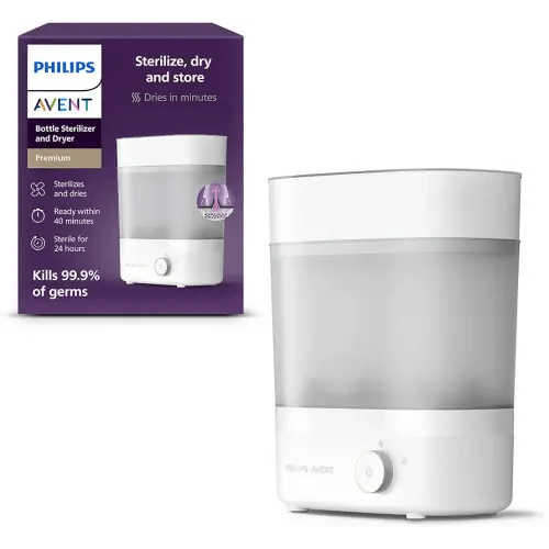 Philips AVENT Premium Baby Bottle Sterilizer with Dryer, SCF293/00