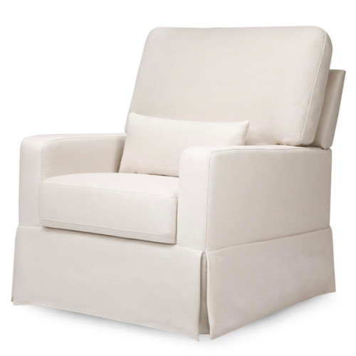 Namesake Crawford Modern Classic Cream Eco Performance Gliding Ottoman
