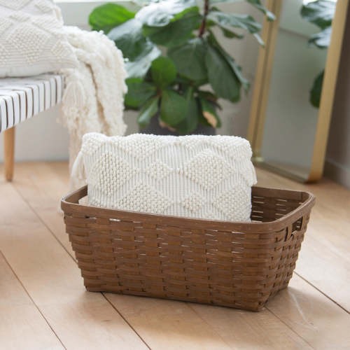 Large Rectangle Laundry Basket - Vintage