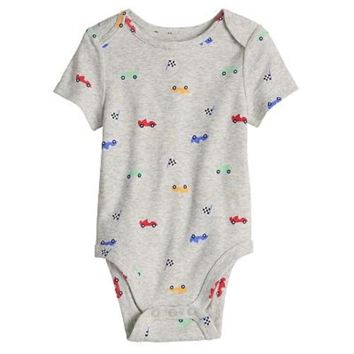 Baby & Toddler Boy Jumping Beans® Car Print Lapped Shoulder Bodysuit