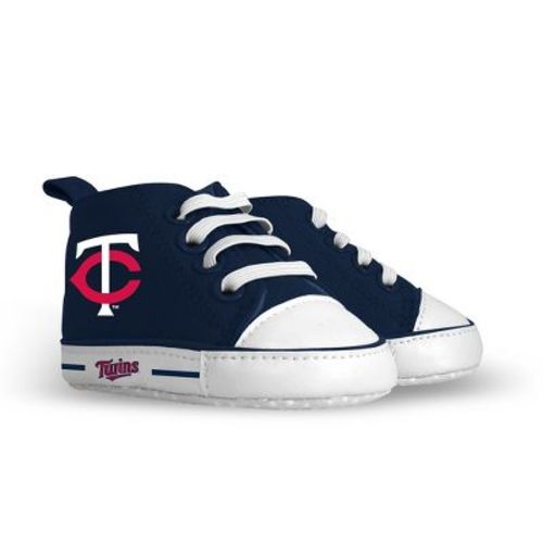 Babyfanatic Pre-walkers High-top Unisex Baby Shoes - Mlb Minnesota Twins