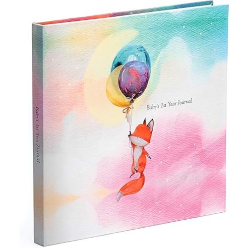 Pillow & Toast Limited Edition Baby's First Year Memory Book and Journal - Cherish Every Moment with Adorable Woodland Design - Eco-Friendly Keepsake for Your Precious Baby - Unique Baby Gift