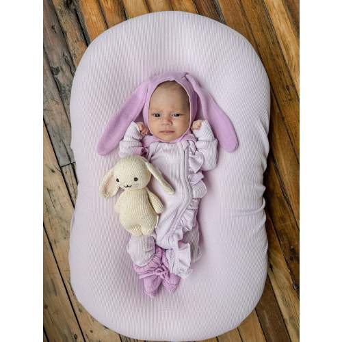 Bassinet Sheet | Waffle Pastel Lilac