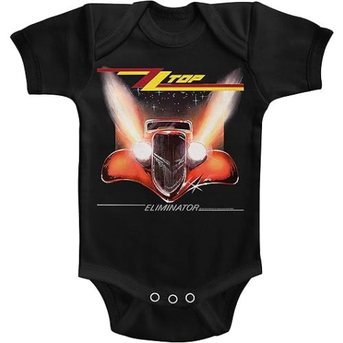 ZZ Top Rock Band Music Group Eliminator Infant Baby Creeper Snapsuit Romper