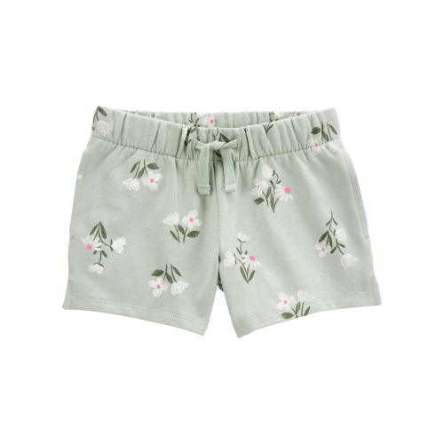 Baby Floral Pull-On French Terry Shorts - Carter's | Carter's