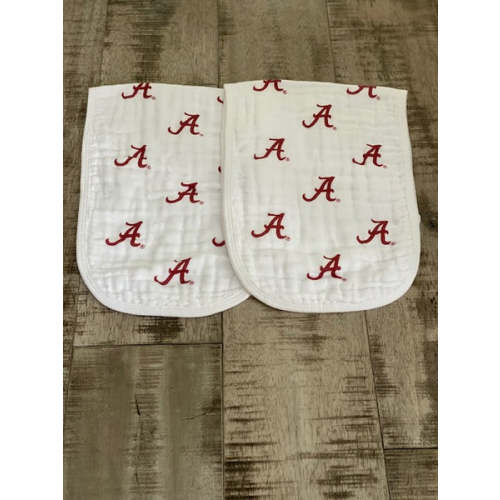 University of Alabama 2pk Burp Cloth – Three Little Anchors