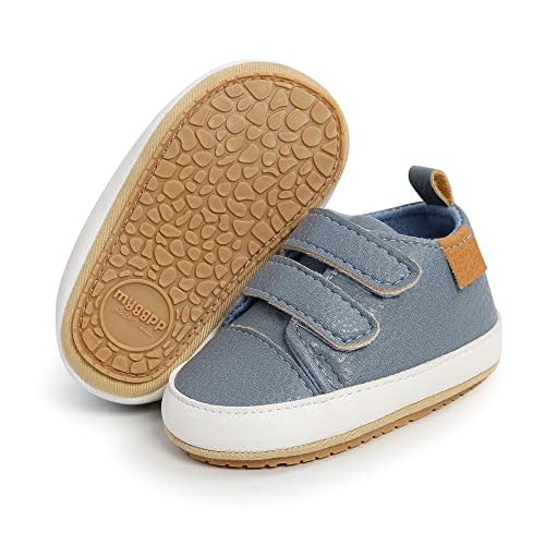 Clowora Baby Boys Girls Shoes Non-Slip Rubber Sole Sneakers Infant First Walking Toddler Crib Shoes Newborn Loafers Flats.