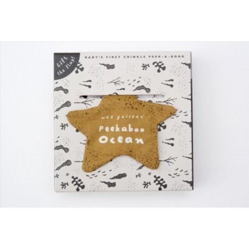 Wee Gallery Peekaboo Cloth Books: Peekaboo Ocean : Baby's First Crinkle Peek-A-Book - Lift the flap! (Series #2) (Other)