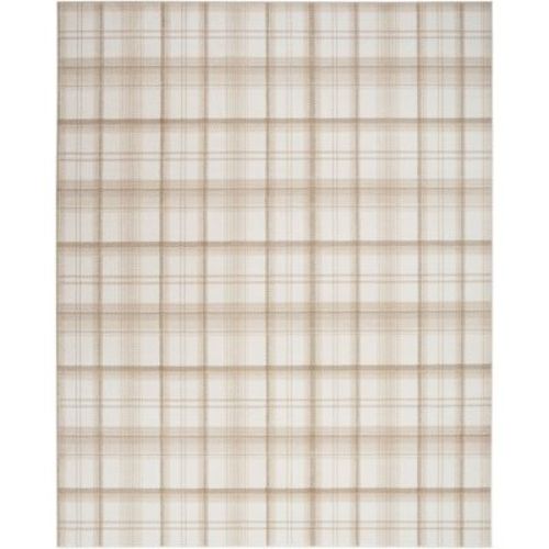 Nourison Grafix Contemporary Plaid Area Rug