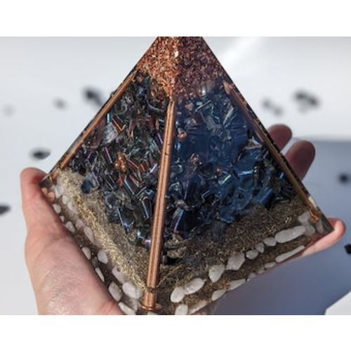 Orgonite pyramid - Etsy